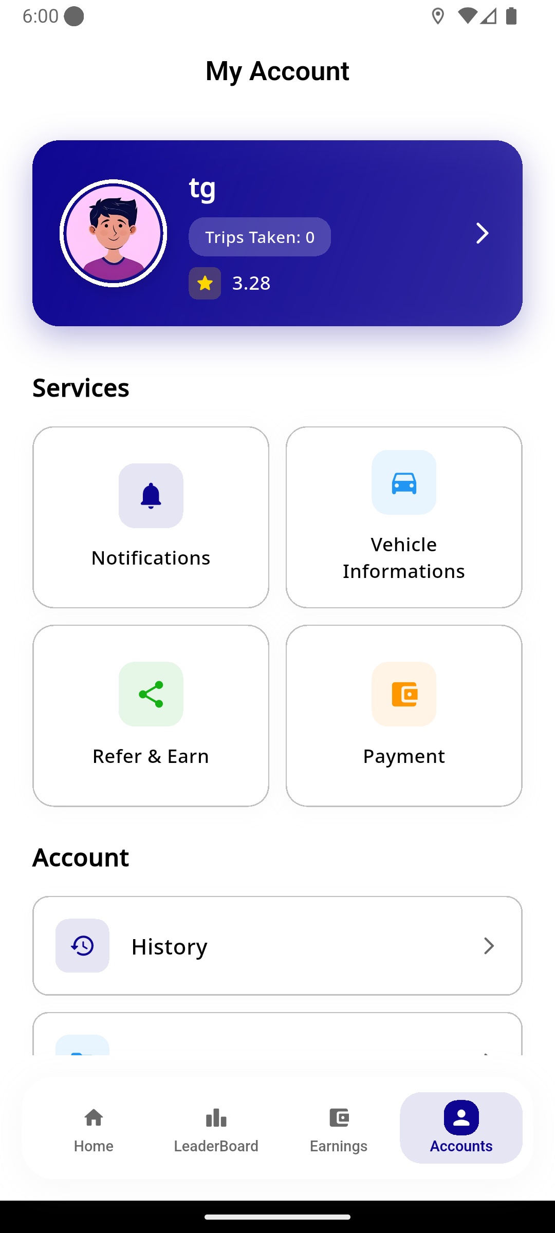 Driver App - Navigation