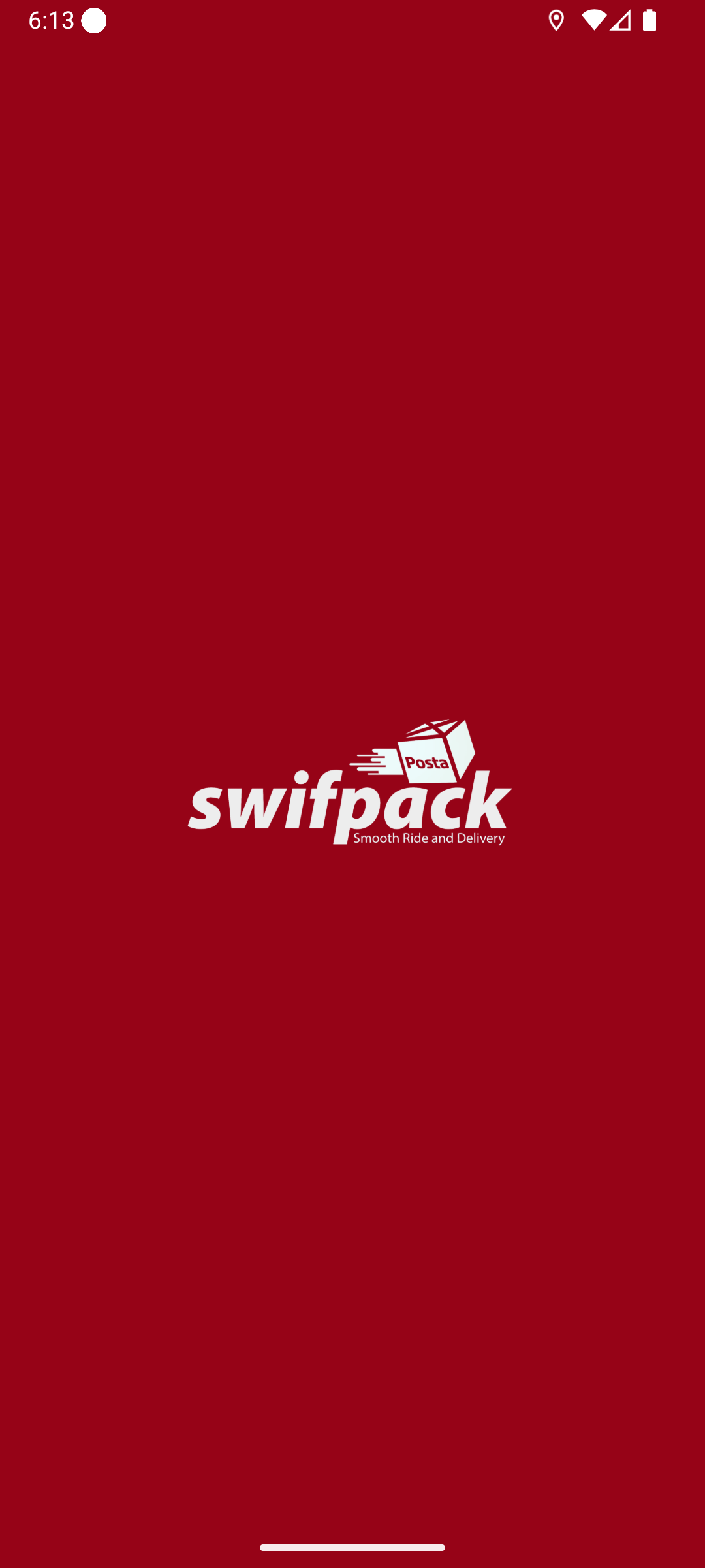 User App - Welcome Screen