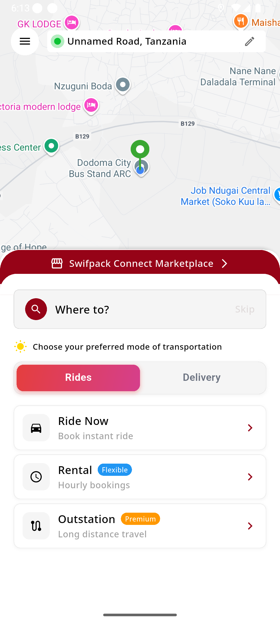 User App - Live Tracking